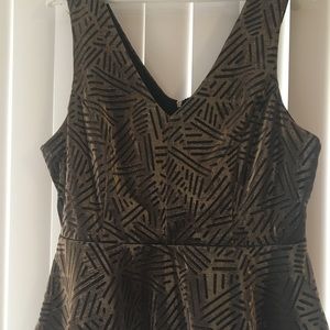 Shiny Peplum Party top